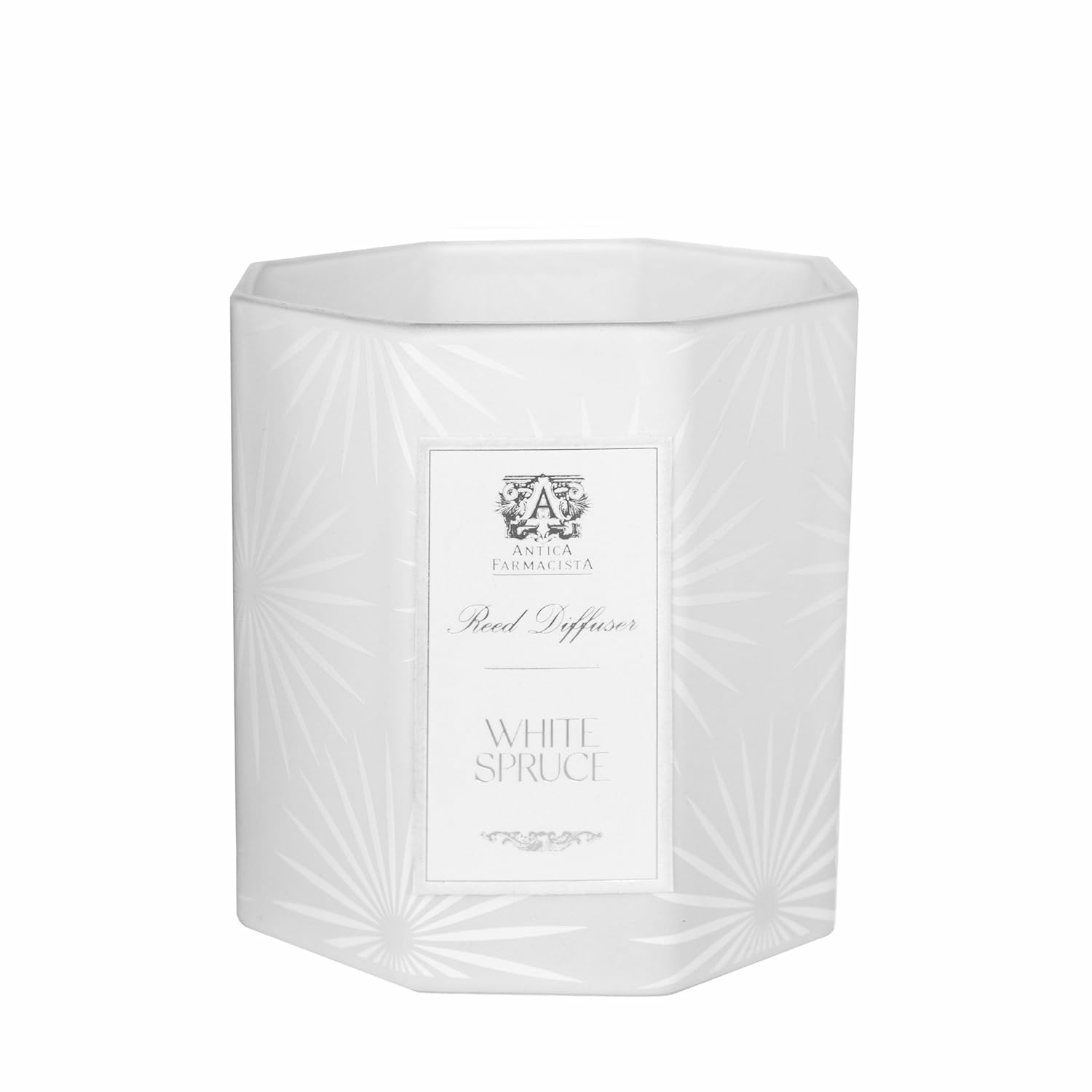 Antica Farmacista Three-Wick Candle White Spruce jar creates a cozy evergreen ambiance