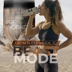 Antidote creatine and beta-alanine powder signaling strength and endurance support.