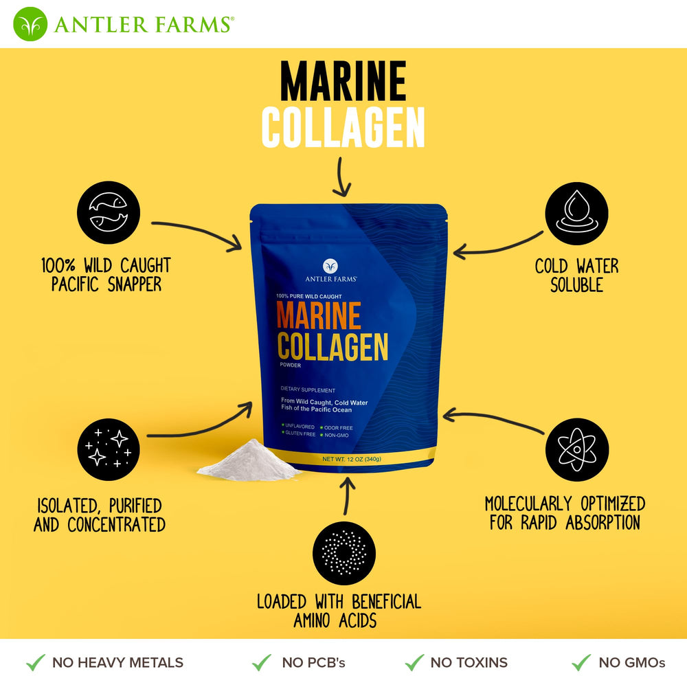 Antler Farms powder dissolves in cold drinks for smooth mixing.