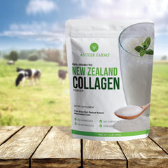 Antler Farms lab-tested purity badge confirms clean sourcing of collagen.