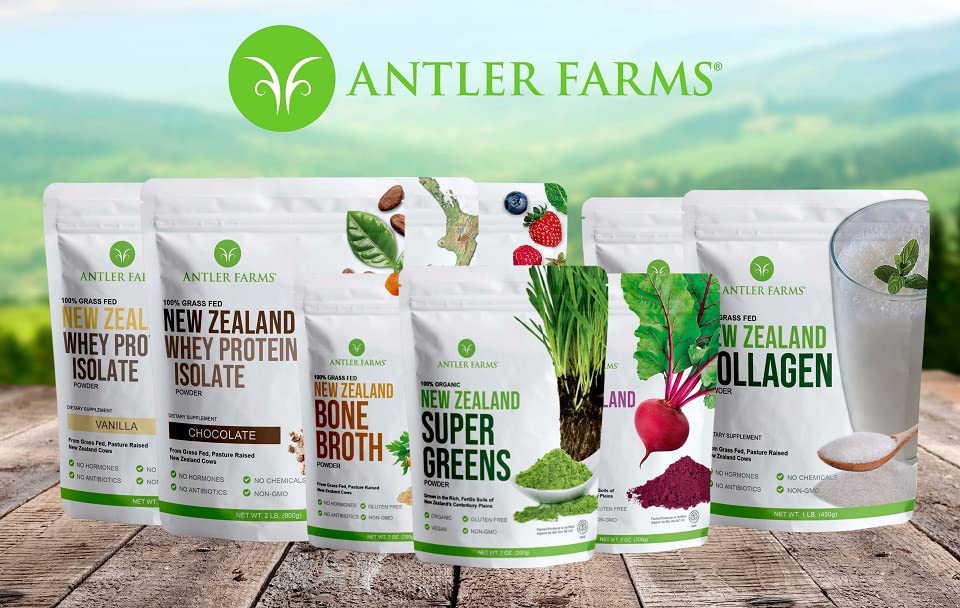 Two-month supply box with 120 softgels from Antler Farms.