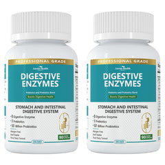 Anven Health digestive enzymes bottle demonstrates a full-spectrum blend for gut comfort.