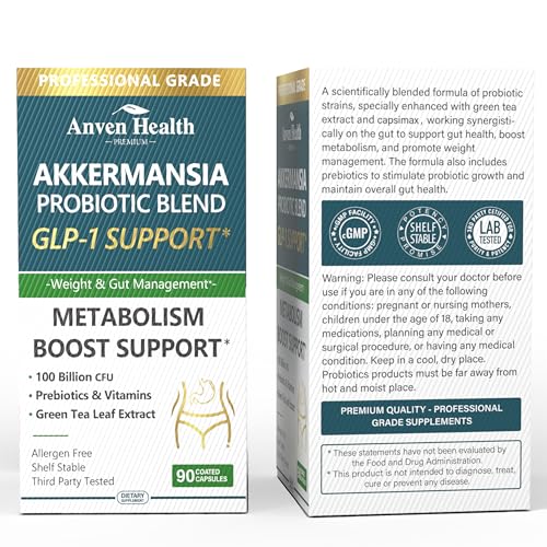 Anven Health GLP-1 capsules close-up, non-GMO