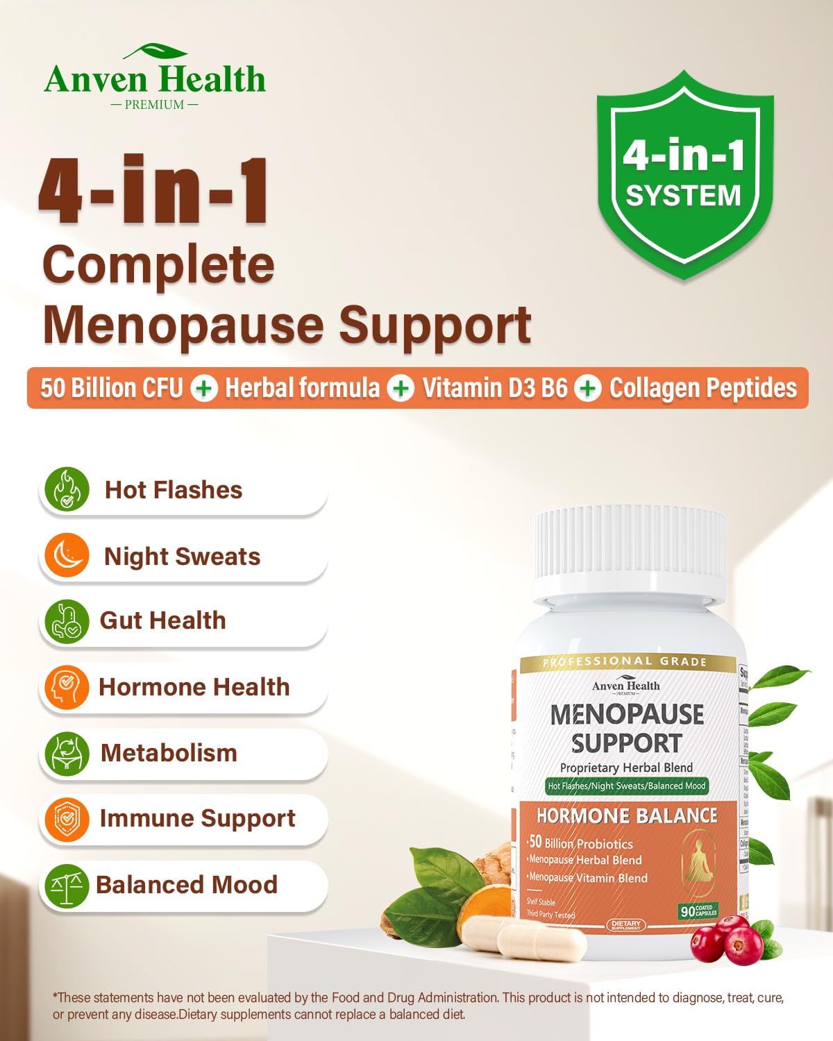 Anven Health collagen capsule supports skin elasticity and joint comfort