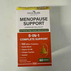 Anven Health menopause veggie caps close-up for easy daily supplementation