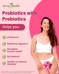 Anven Health Probiotics prebiotic blend with Jerusalem artichoke for gut balance