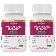 Anven Health Vaginal Probiotics bottle supports balanced vaginal flora and pH balance.