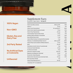 ANYA brand shelf appearance conveys trustworthy daily postpartum nutrition.
