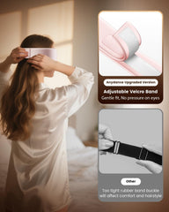 Anydance eye mask with temperature settings enabling customizable soothing heat