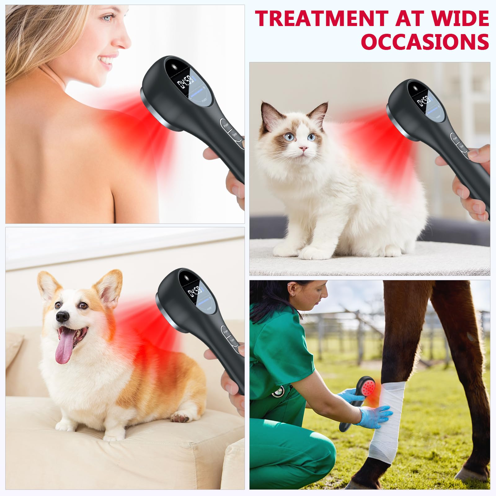 Anyork red light therapy device compact and lightweight for home use.