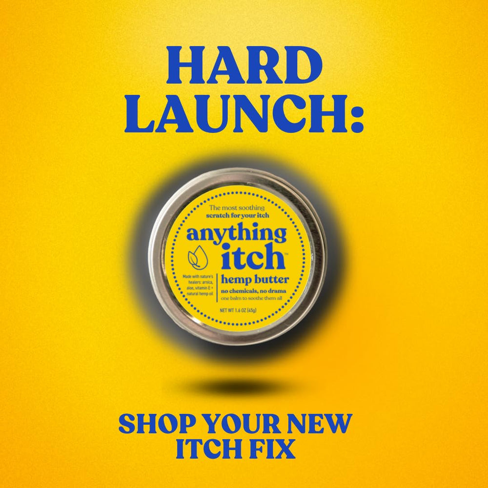 Anything Butt product packaging and label evoking clean, natural ingredients.
