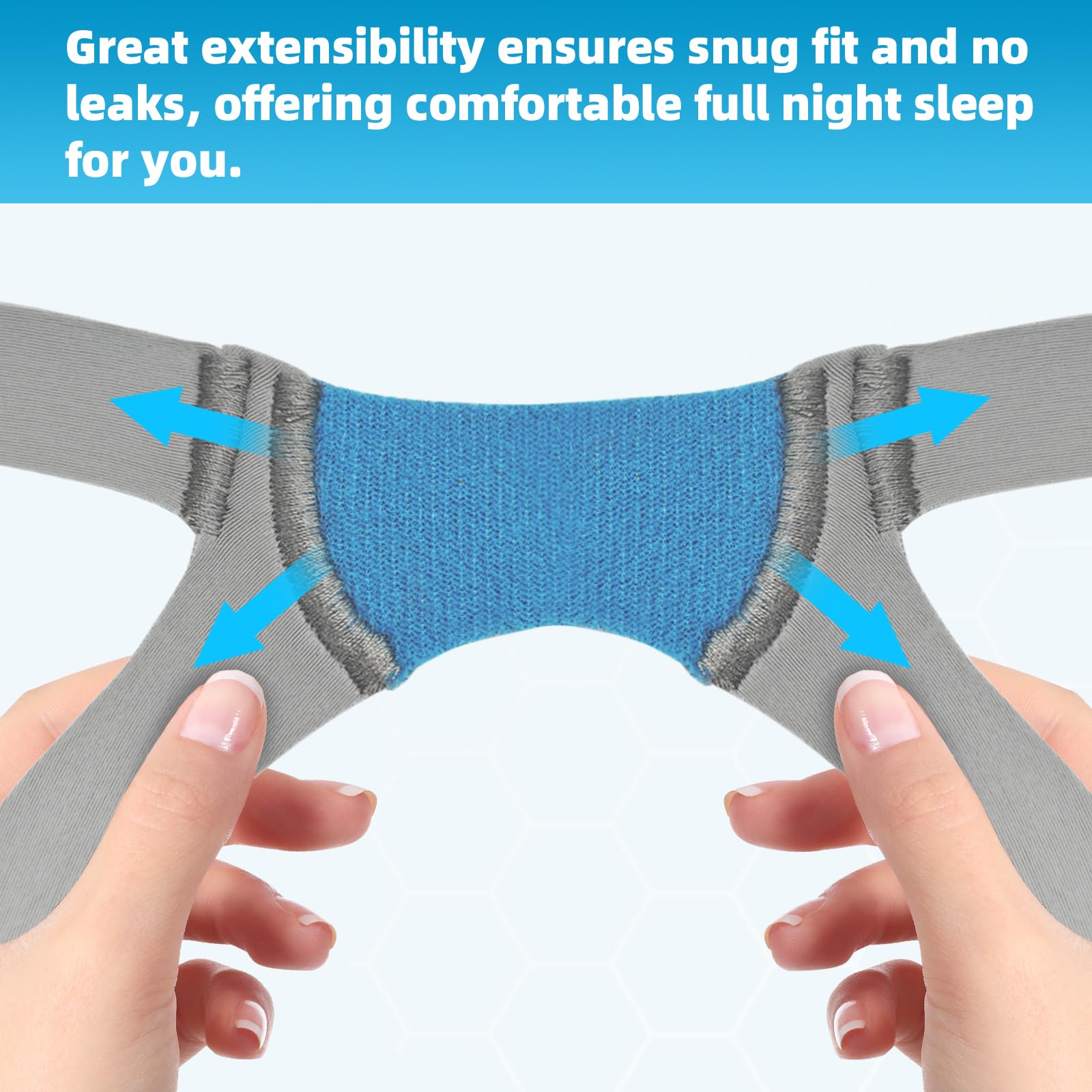 Durable Anzorhal headgear resists fraying for longer-lasting use