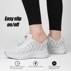 AOE diabetic shoes side view highlighting wide fit for daily comfort