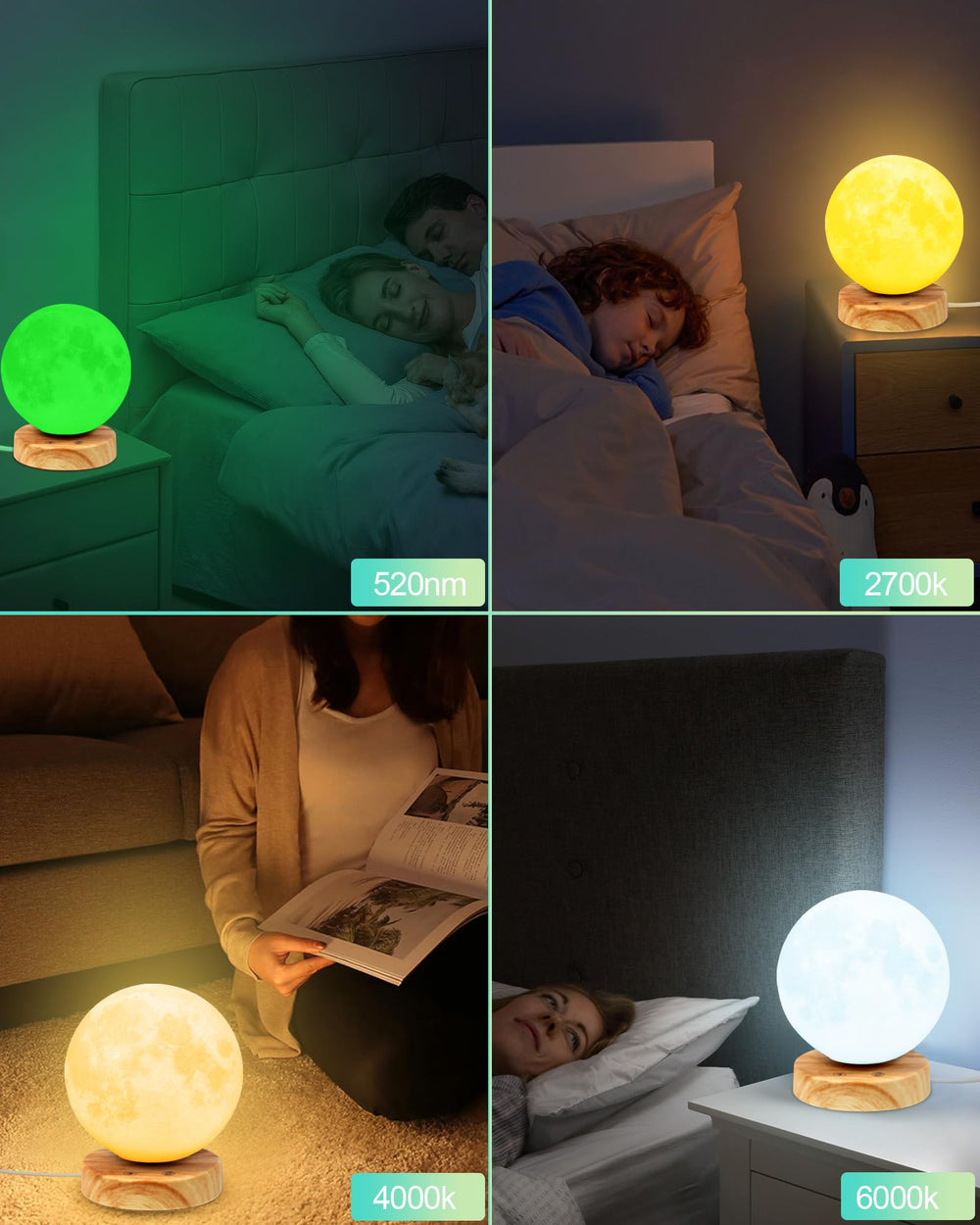 Aoife green light promotes a relaxing atmosphere for rest