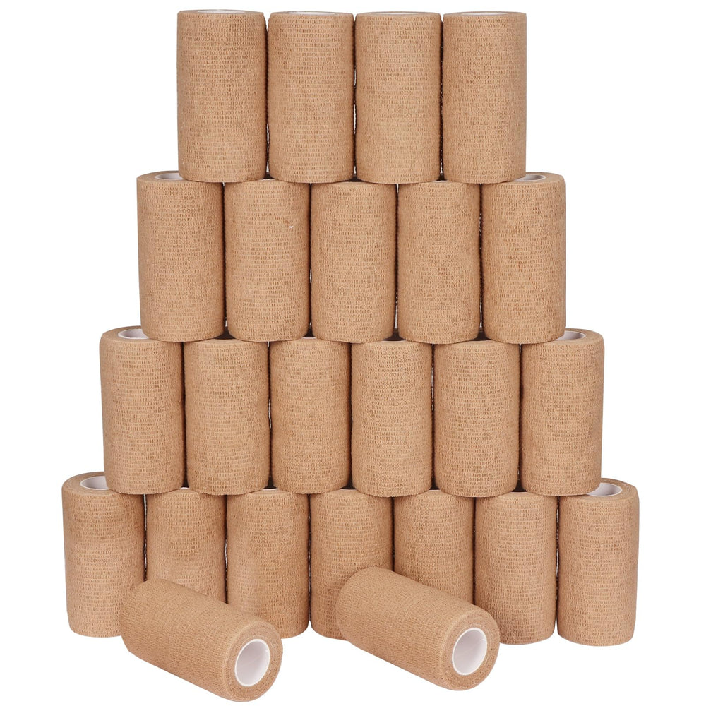 AOITMZAY bandage wrap 24-pack overview showing multiple rolls for ready first aid