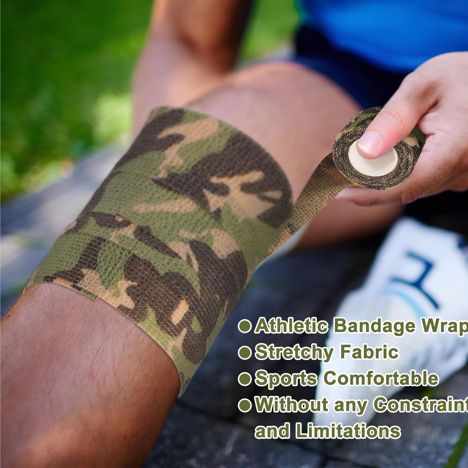 AOITMZAY bandage wrap packaging shows hygienic, resealable rolls
