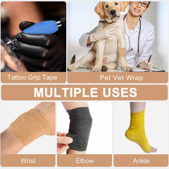 AOITMZAY bandage wrap packaging resealable convenience keeps extras in car or gym bag