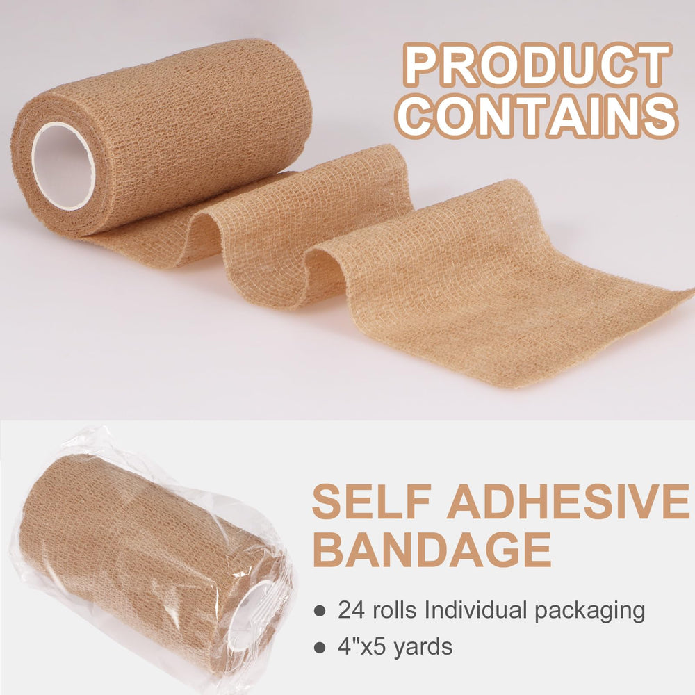 AOITMZAY bandage wrap roll in hand demonstrates flexible sizing for ankles and wrists