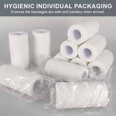 AOITMZAY self-adhesive wrap sticks to itself for fast, skin-safe application