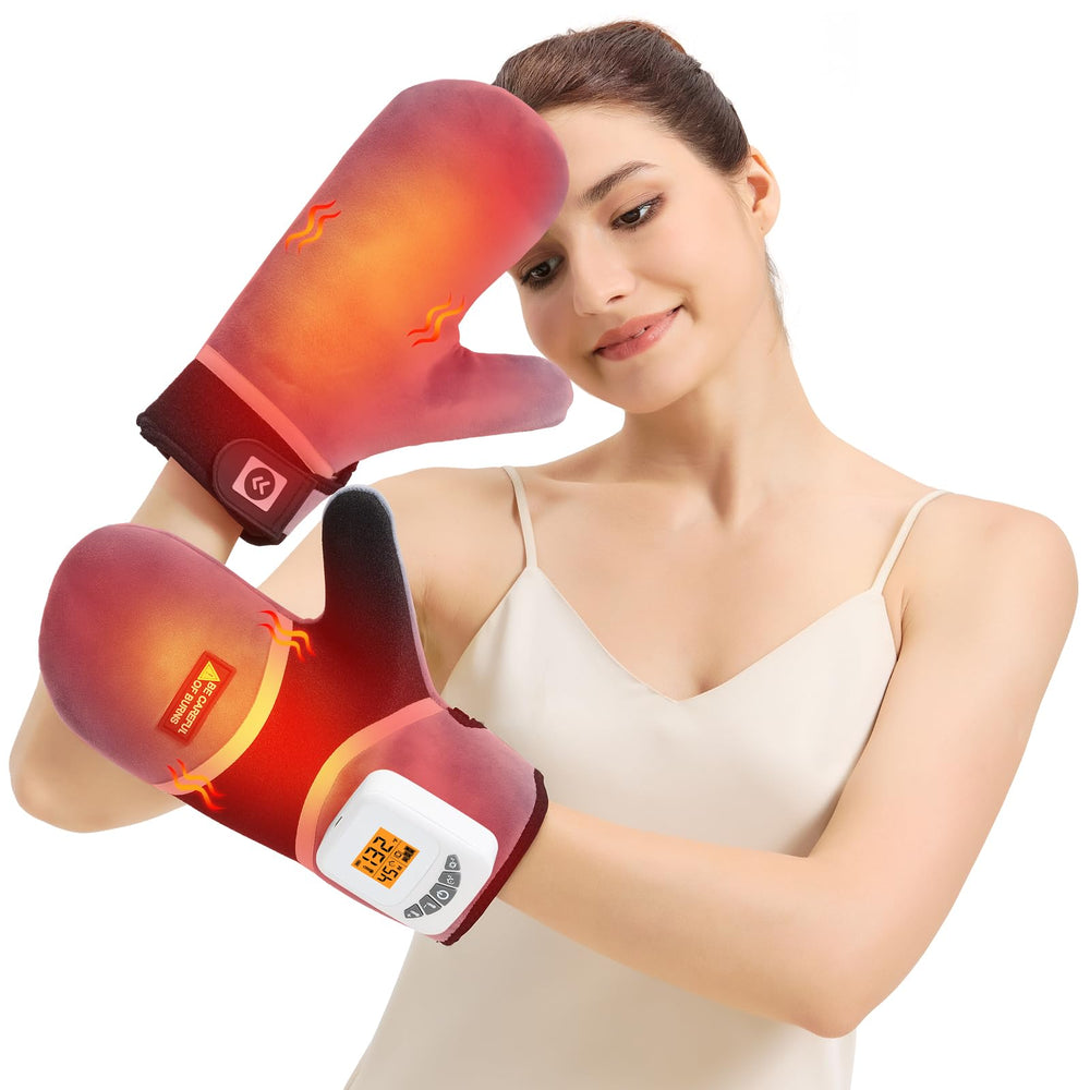 AOKESTE cordless hand heating pad with massage modes for soothing relaxation