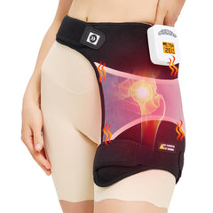 AOKESTE cordless hip heating pad with massage mode for hip comfort