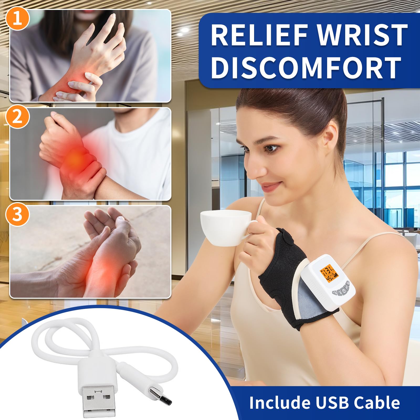 AOKESTE travel companion provides wrist warmth on the road.