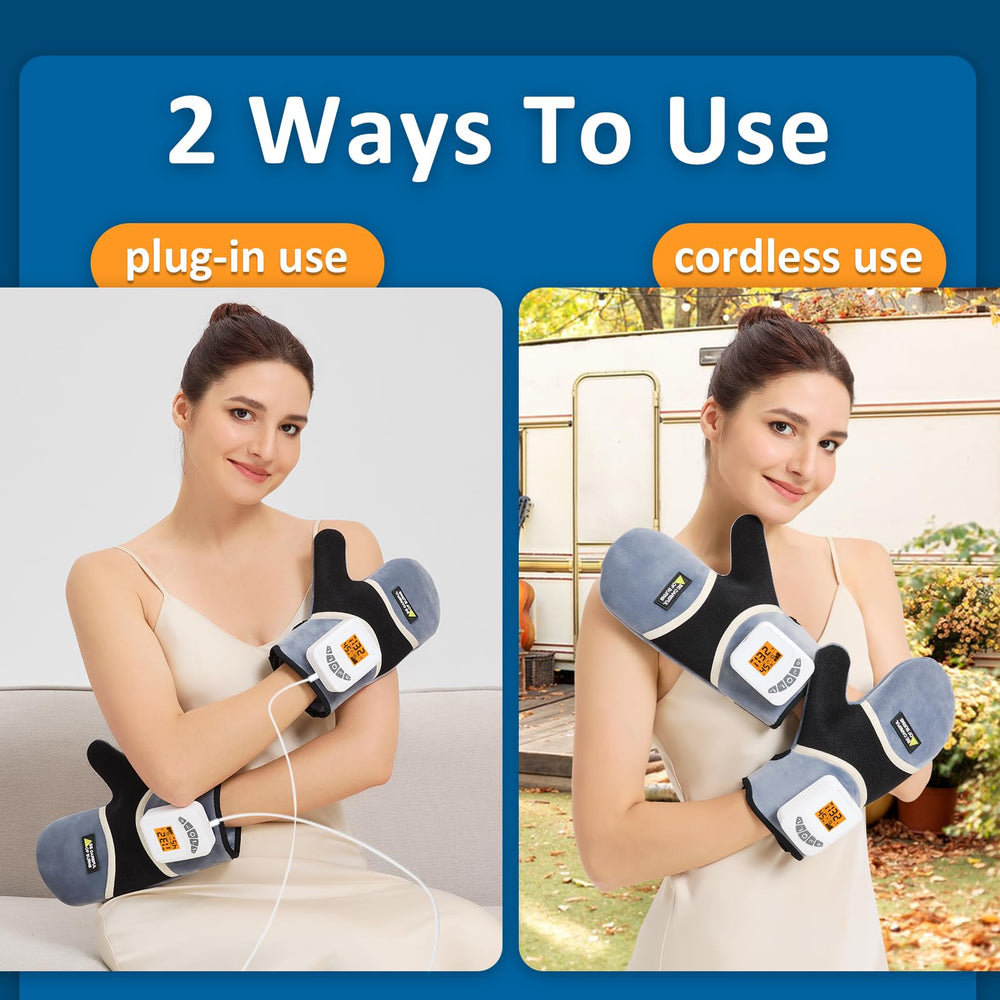 AOKESTE hand heating pad with auto shut-off for safe sessions