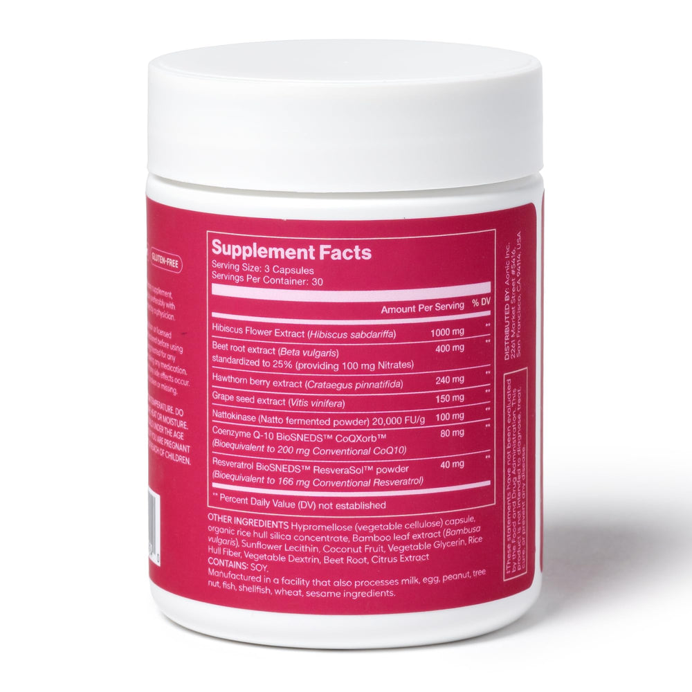 AONIC Flow CoQ10 capsule emphasizing cellular energy support
