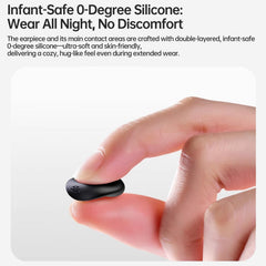 AOOJ earplugs in use by a person sleeping on their side