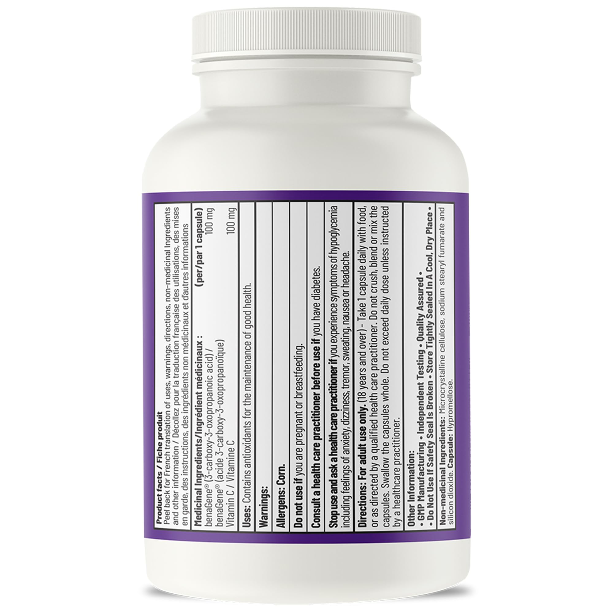 AOR Benagene capsules held in hand for daily use