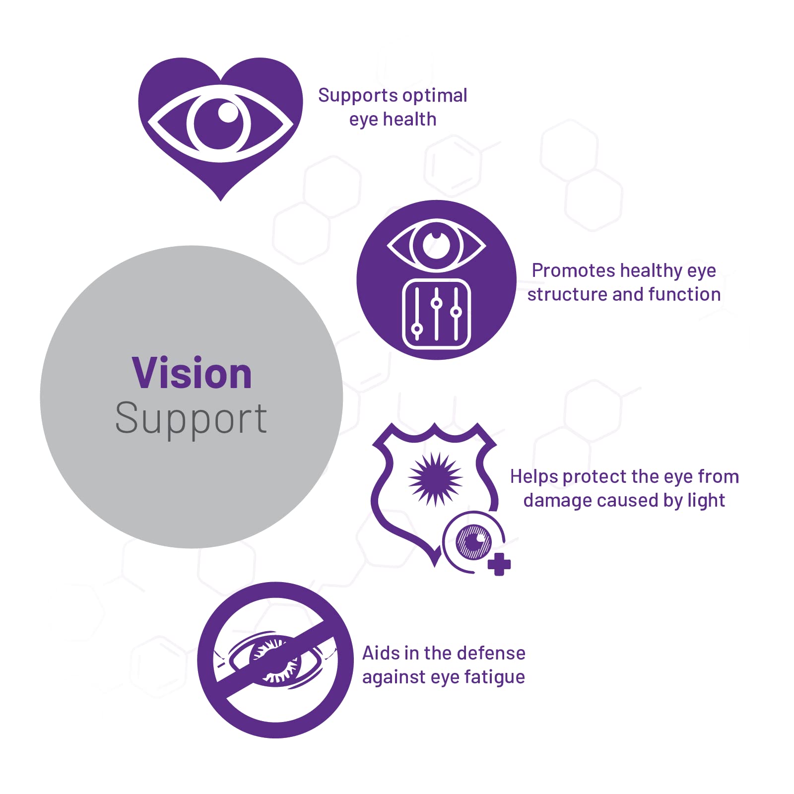 AOR Vision Support II gluten-free and non-GMO formula for daily use