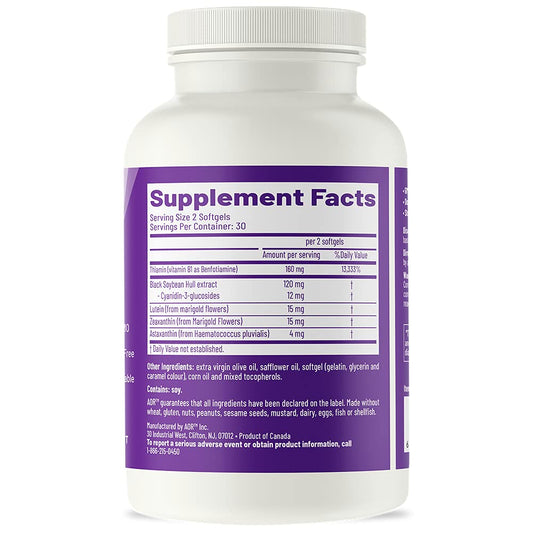 AOR Vision Support II highlights lutein and zeaxanthin for macula health
