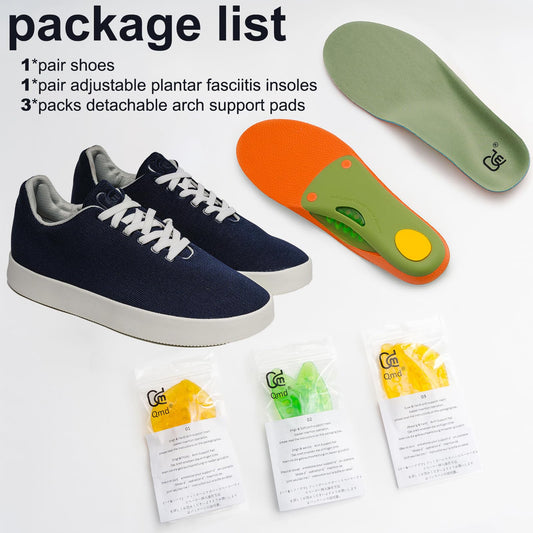 AOTENG STAR arch-support insole inside a shoe for improved load distribution