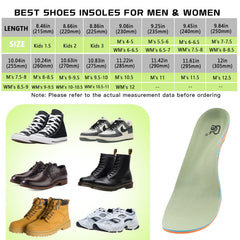 AOTENG STAR Plantar Fasciitis Relief Insoles with noiseless design for quiet wear.
