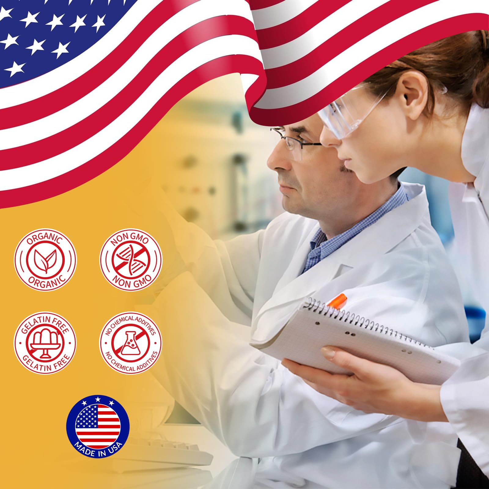 Aouewnk GMP-certified production badge indicating quality standards.