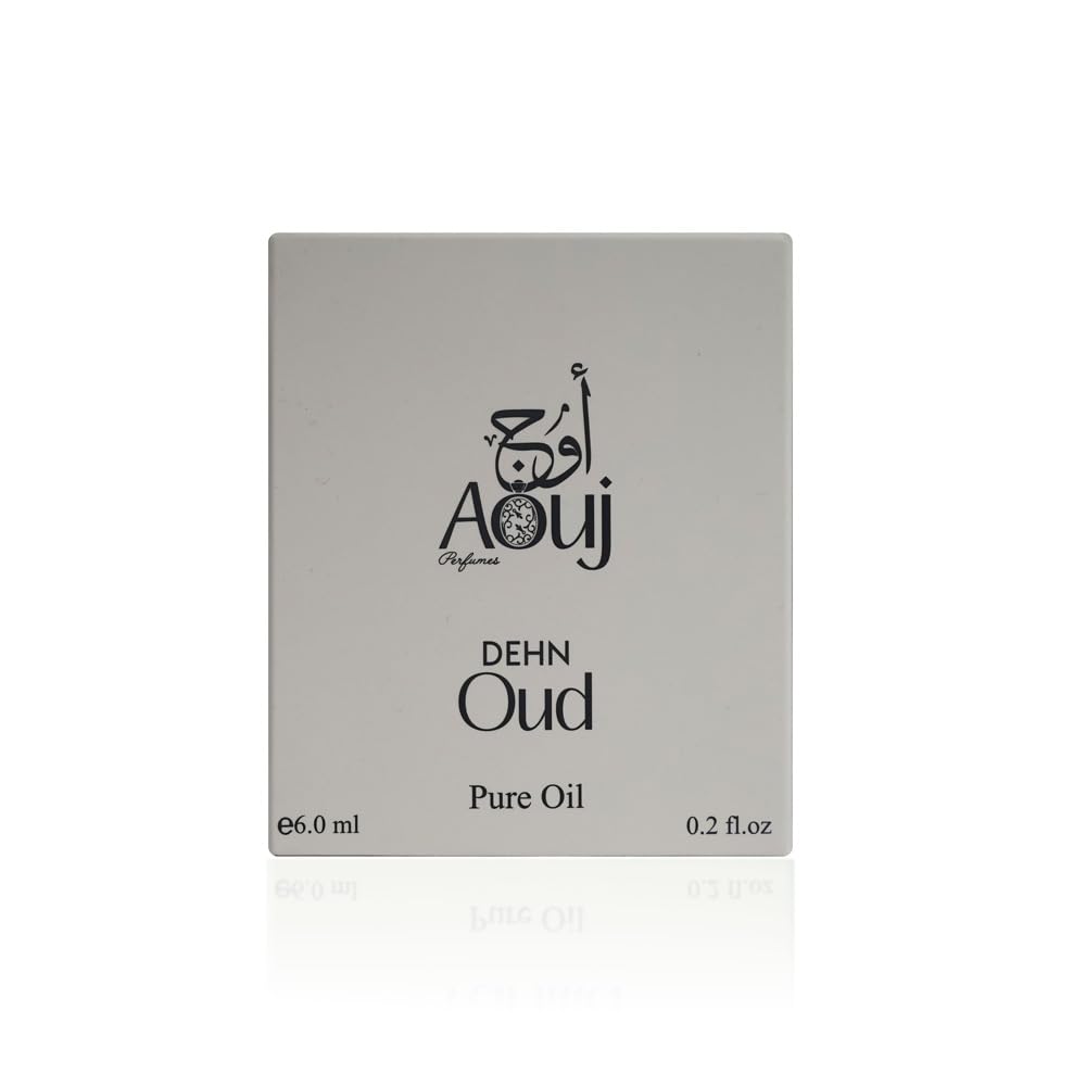 Packaging of AOUJ Dehn Oud with premium box ideal for gifting and travel.