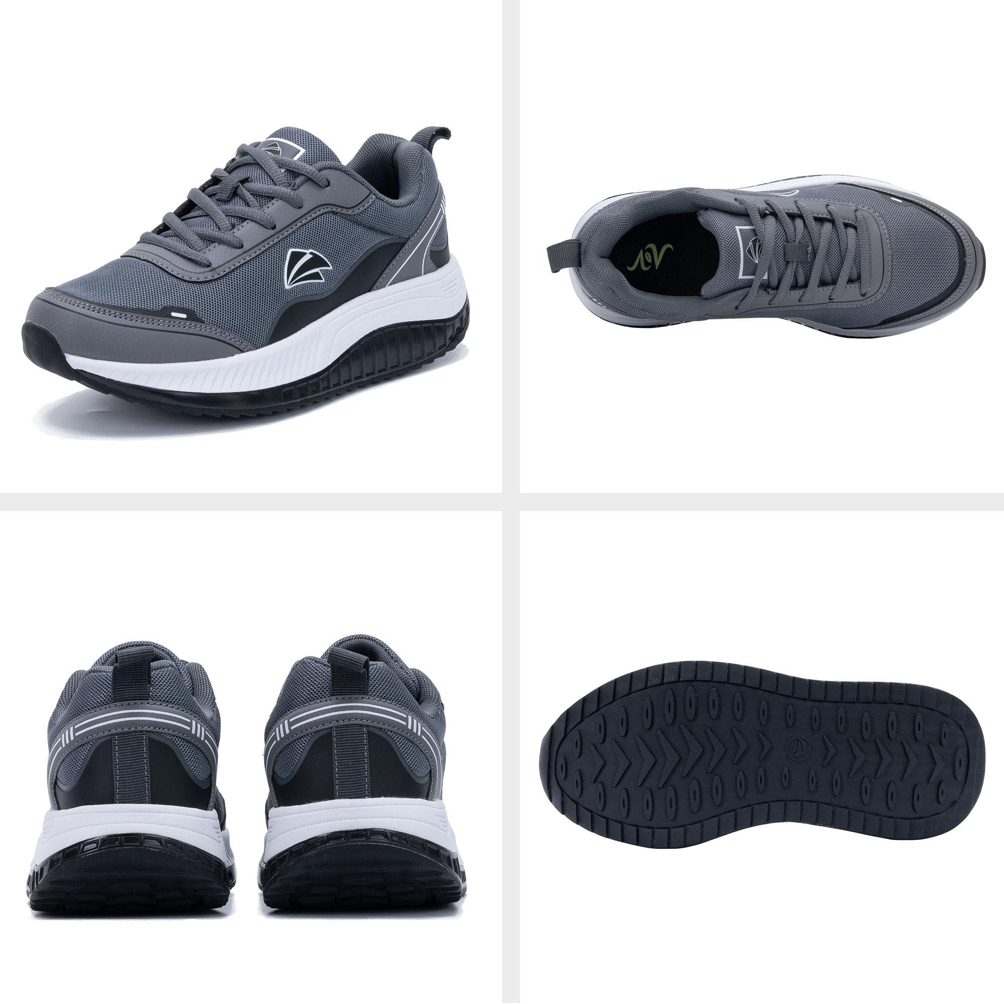 AOV non-slip rubber sole provides reliable traction for activity.