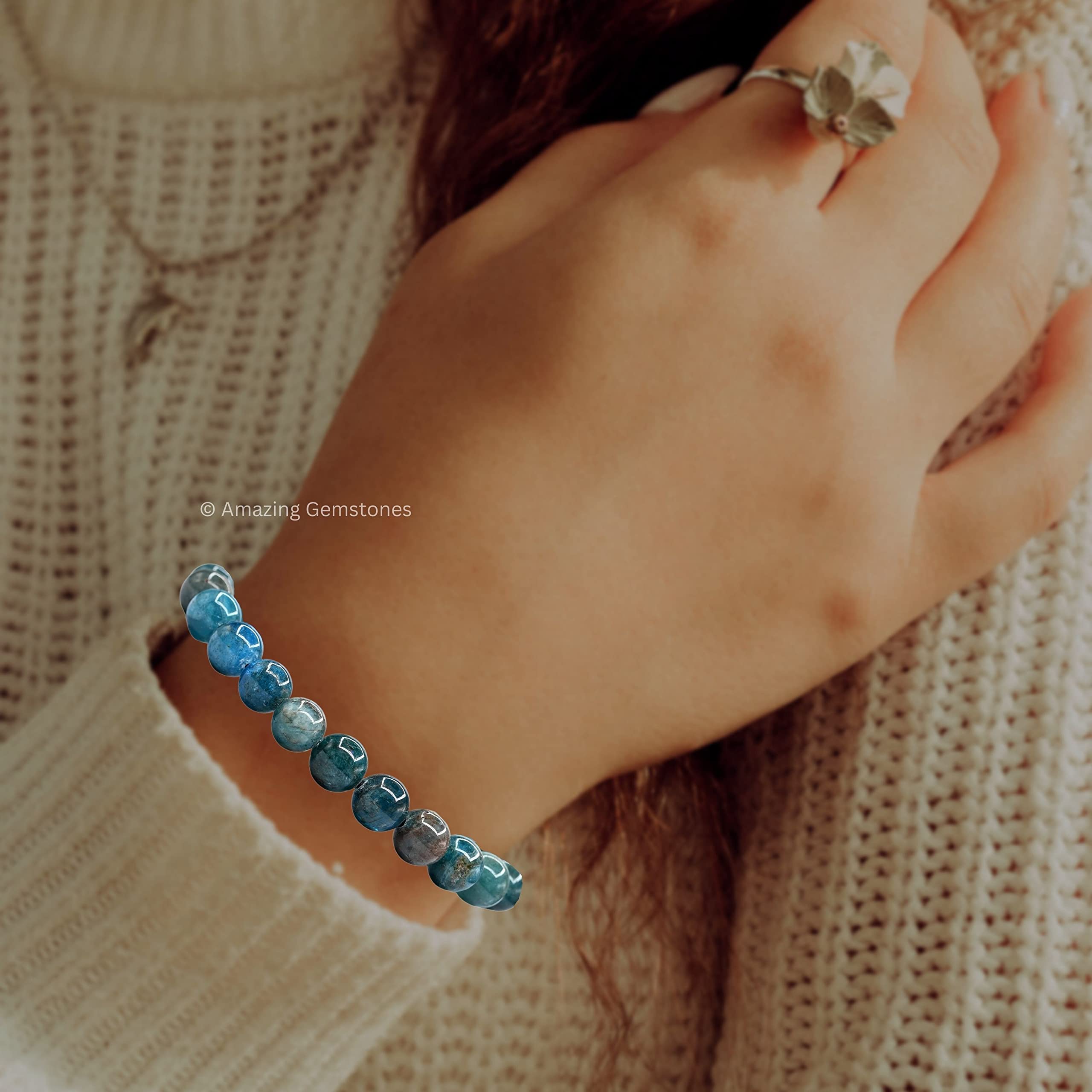 Apatite bracelet presented as a thoughtful gift idea for special occasions.