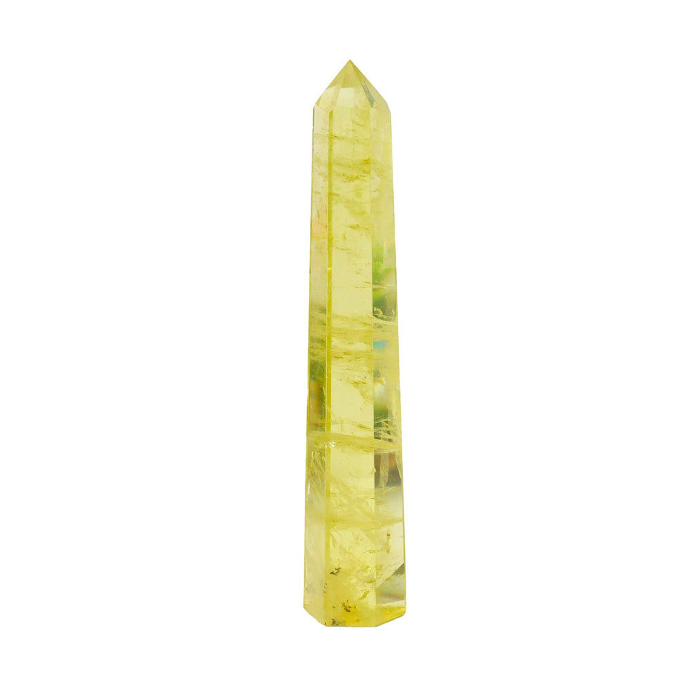 Apengshi Citrine Tower, 15-16 cm, a radiant centerpiece for meditation and focus.