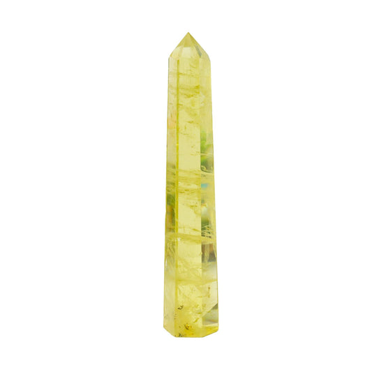 Apengshi Citrine Tower, 15-16 cm, a radiant centerpiece for meditation and focus.