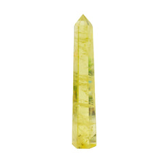 Apengshi Citrine Tower, 15-16 cm, a radiant centerpiece for meditation and focus.