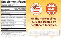 Apetigen-Plus bottle label showing vitamins and minerals for balanced nutrition