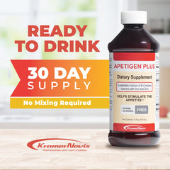 Apetigen-Plus nutrition panel highlighting zinc and iron content