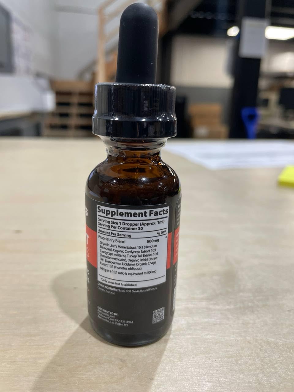 Apetropics Smart Drops on a tidy desk promotes a mindful daily routine.