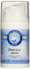 Apex Energetics Oxicell cream jar close-up showcasing topical antioxidant formula