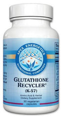 Apex Glutathione Recycler K-57 bottle supports daily wellness.