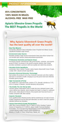 Apiario Silvestre GMP and HACCP certificates on packaging
