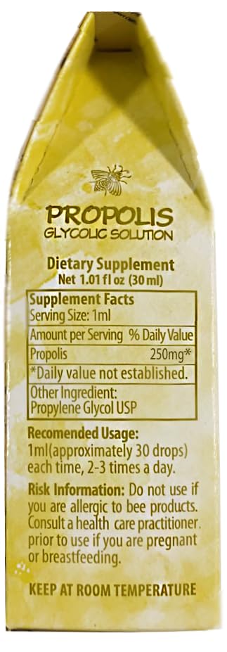 Apiario Silvestre propolis liquid pour depicting smooth stream for easy dosing.
