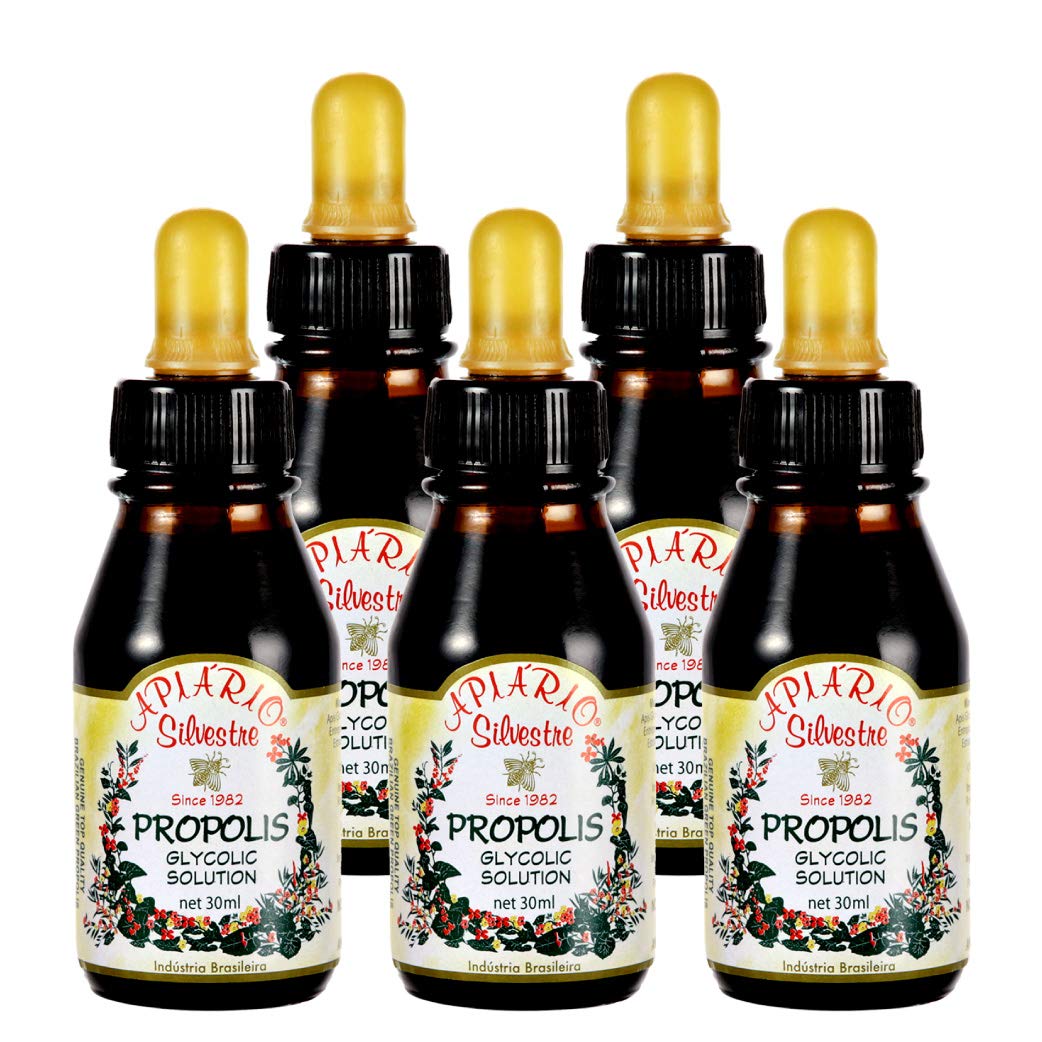 Apiario Silvestre Green Propolis bottle with dropper for daily use