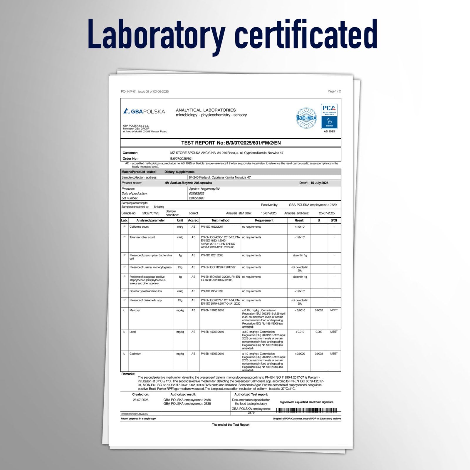 Apollo's Hegemony sodium butyrate ingredient focus highlighting exogenous support for fibre-derived gut health